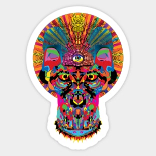 The Higher Primate - Psychedelic Mandala Sticker